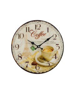 Настенные часы COFFEE TIME дерево 4х34 см Boltze