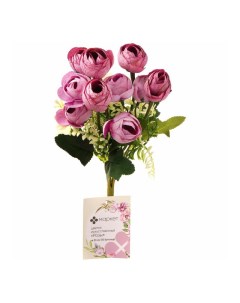 Искусственные цветы Розы 33 см в ассортименте цвет по наличию Маркет перекресток
