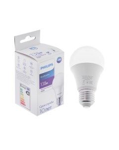 Лампа светодиодная Ecohome Bulb 840 E27 13 Вт 4000 К 500 Лм груша Philips
