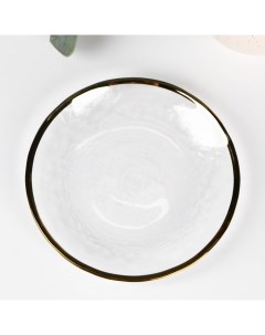Тарелка стеклянная пирожковая Алькор 15 5x2 2 см Magistro
