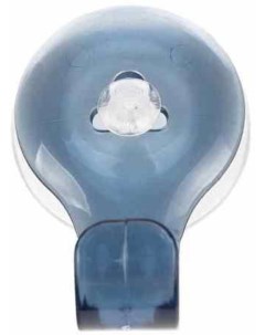 Крючок пластиковый для ванной для кухни на присоске голубой W6948 Аквалиния