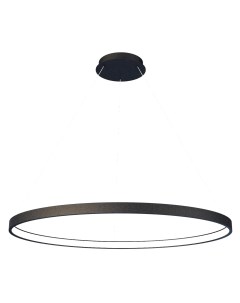 Люстра Лючера потолочная подвесная светодиодная Руэдо кольцо TLRU1 70 01 черн Luchera