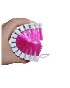 Универсальная гибкая щетка Flexi Brush 7х16 см Розовый Nobrand