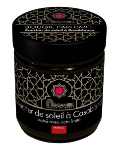 Ароматическая свеча Bougie Parfumee Сoucher De Soleil A Casablanca 100г Argan oil