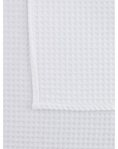 Полотенце Соты 50x80 см вафельное белое Cottonika
