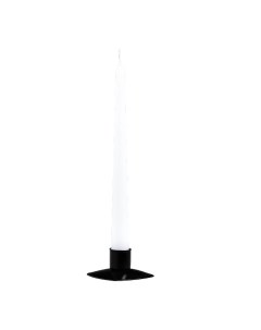 Подсвечник металл на 1 свечу Квадрат 3х7 см чёрный муар Омский свечной