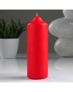 Свеча классическая 5х15 см красная Aroma home