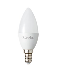 Лампа светодиодная 5 шт 42LED C35 5W 230 4000K E14 Sweko
