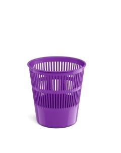 Корзина для бумаг сетчатая пластиковая Vivid 9л фиолетовый Erich krause