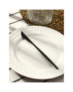 Нож столовый Фолк h 22 см цвет чёрный Magistro