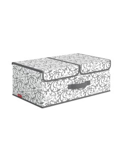 Коробка для хранения двухсекционная Classic Grey 50 x 30 x 20 см Valiant