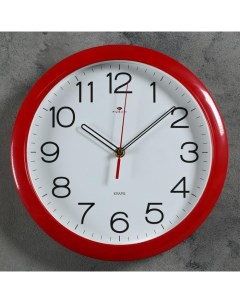 Часы настенные круглые Классика d 30 см красные Рубин