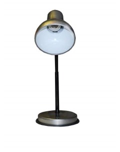Светильник настольный на подставке E27 60W металл серебро 652568 Трансвит