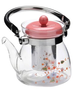 Заварочный чайник MB 26961 Прозрачный серебристый розовый Mayer&boch