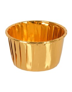 Форма бумажная круглая 7 3 5 см золото Marmiton