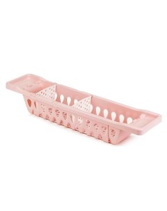 Полка для ванной розовая Plastic centre