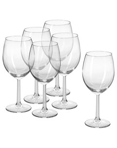Бокал для вина СВАЛЬК прозрачное стекло 440 мл 6 шт Ikea