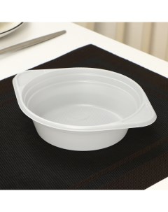Набор одноразовых тарелок 500 мл суповые цвет белый в наборе 6 шт Не забыли!