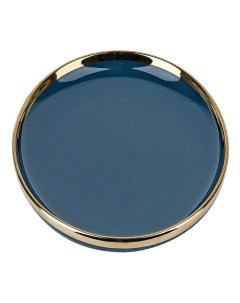 Тарелка для вторых блюд Home Royal Line синяя Nouvelle