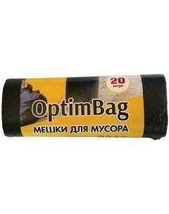 Мешки для мусора Optim Bag 30л ПНД 8мкм 20шт в рулоне Концепция быта