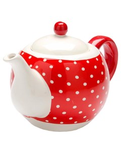 Заварочный чайник 25857 Белый красный Loraine