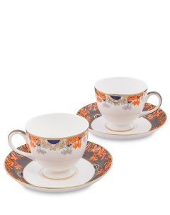 Чайный набор на 2 персоны Риомаджоре Riomaggiore Pavone