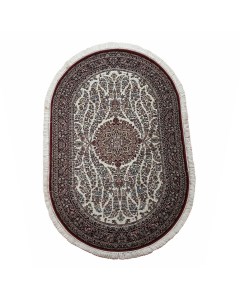 Ковер Abrishim prestige 120x180 см хит сет красный с кремовым Sofia rugs