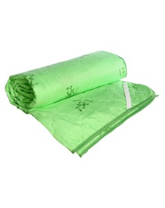 Наматрасник стеганый Бамбук на резинках 140х200 см зеленый Sonnet