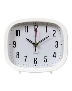 Часы кварц корпус белый Классика В5 003 Рубин