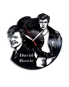 Часы из виниловой пластинки David Bowie (c) vinyllab