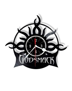 Часы из виниловой пластинки Godsmack (c) vinyllab