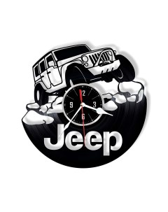 Часы из виниловой пластинки Jeep (c) vinyllab