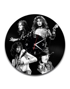 Часы из виниловой пластинки Led Zeppelin (c) vinyllab