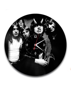 Часы из виниловой пластинки AC DC (c) vinyllab