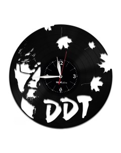 Часы из виниловой пластинки ДДТ (c) vinyllab