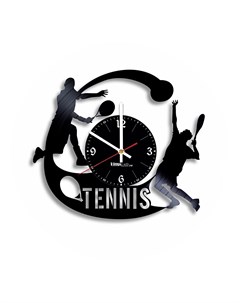 Часы из виниловой пластинки Теннис (c) vinyllab