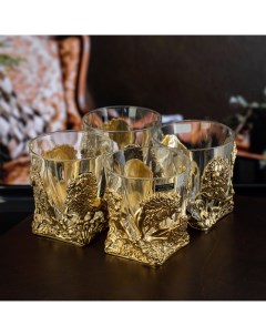 Набор бокалов для виски ручной работы Львы в подарочной коробке 10059612 Город подарков