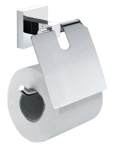 Держатель для туалетной бумаги RINA с крышкой хром AZ 87010 Azario
