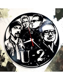 Часы из виниловой пластинки U2 (c) vinyllab