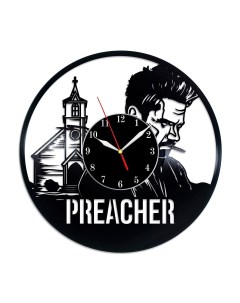 Часы из виниловой пластинки Проповедник (c) vinyllab