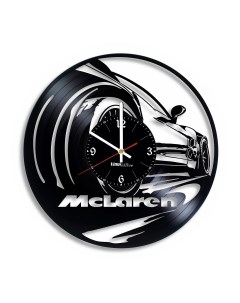 Часы из виниловой пластинки McLaren (c) vinyllab