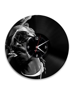 Часы из виниловой пластинки Snoop Dog (c) vinyllab