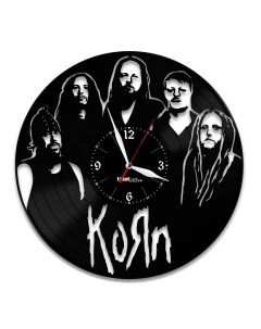 Часы из виниловой пластинки Korn (c) vinyllab
