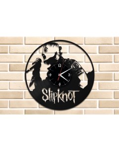 Часы из виниловой пластинки Slipknot (c) vinyllab