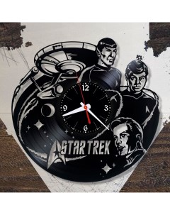 Часы из виниловой пластинки Sra Trek (c) vinyllab