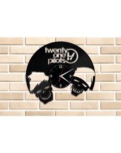 Часы из виниловой пластинки Twenty One Pilots (c) vinyllab
