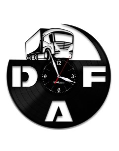Часы из виниловой пластинки DAF (c) vinyllab