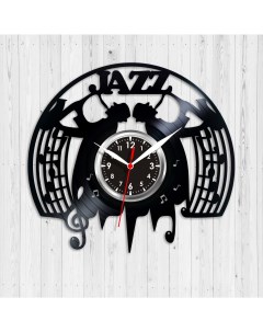 Часы из виниловой пластинки Jazz (c) vinyllab