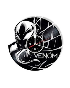 Часы из виниловой пластинки Веном (c) vinyllab