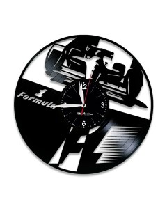 Часы из виниловой пластинки F1 (c) vinyllab